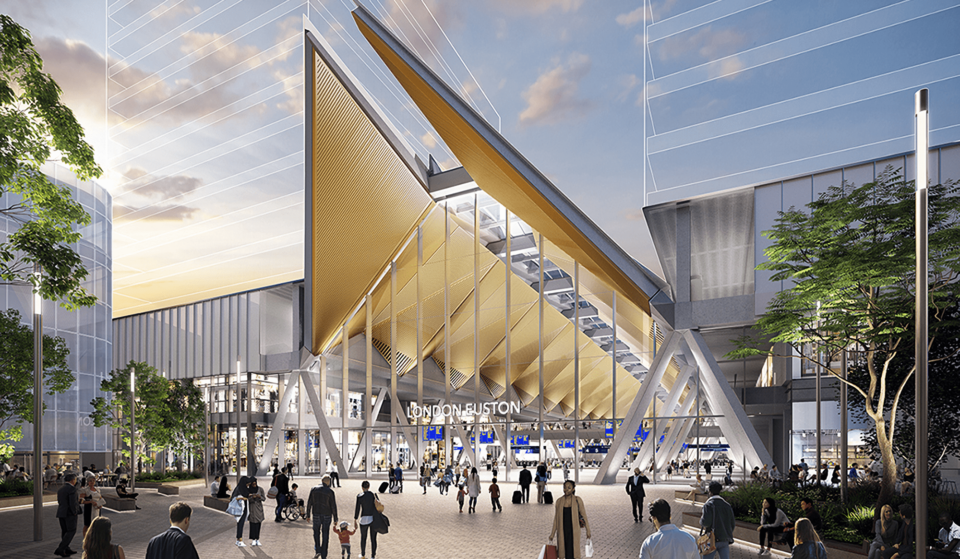 Euston Station Is Getting A Fresh £2.6 Billion Makeover With A ‘Butterfly Roof’