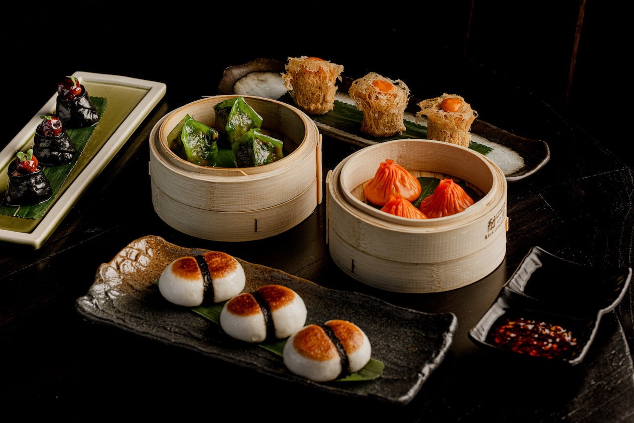 the limited edition dumpling set menu served at Hutong in the Shard