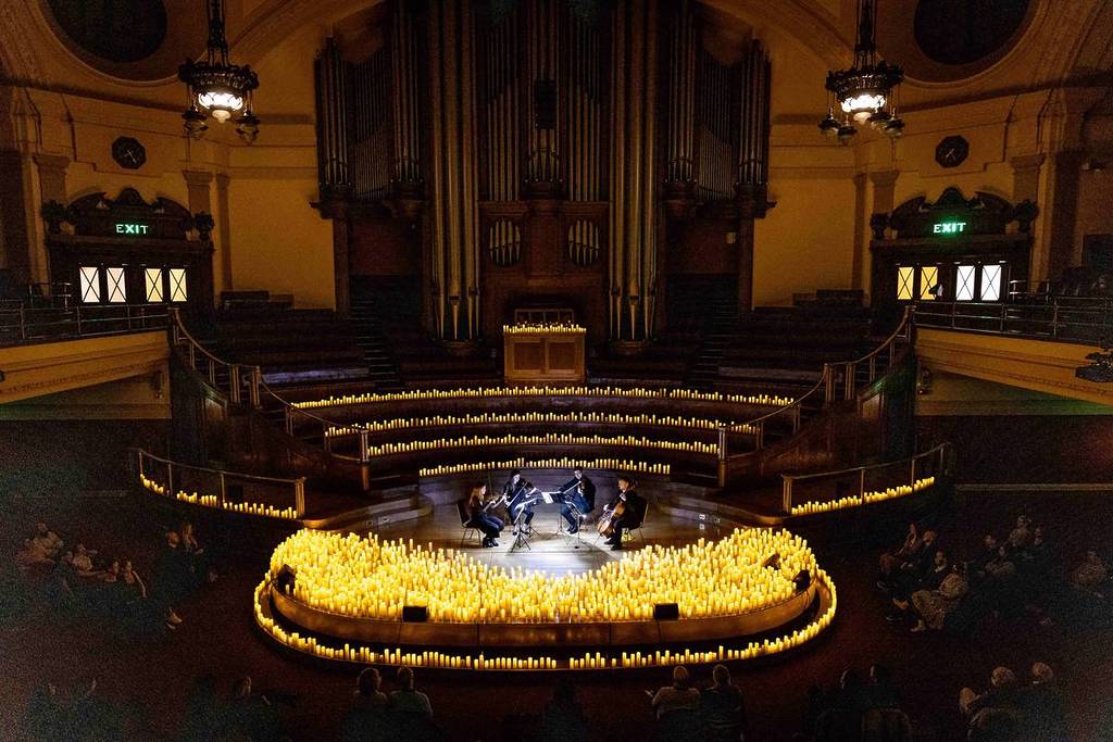 A Candlelight concert at Central Hall Westminster in London