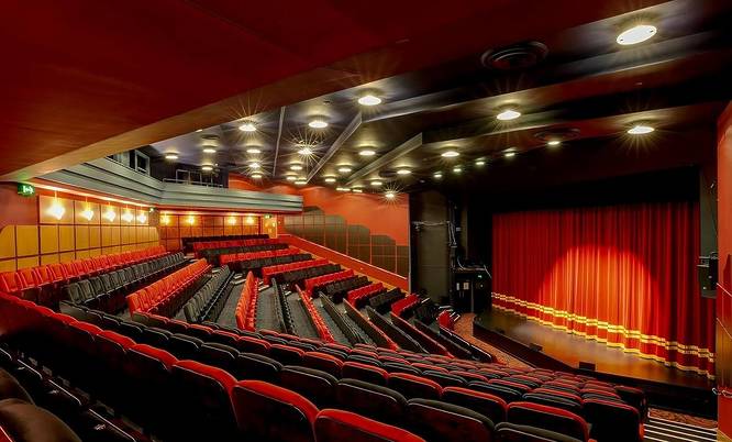 The auditorium of The Shaw Theatre in Central London