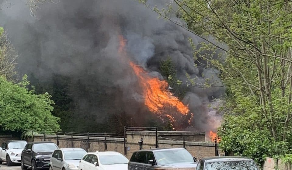 Firefighters Were Rushed To A Large Fire At Highgate Station This Afternoon