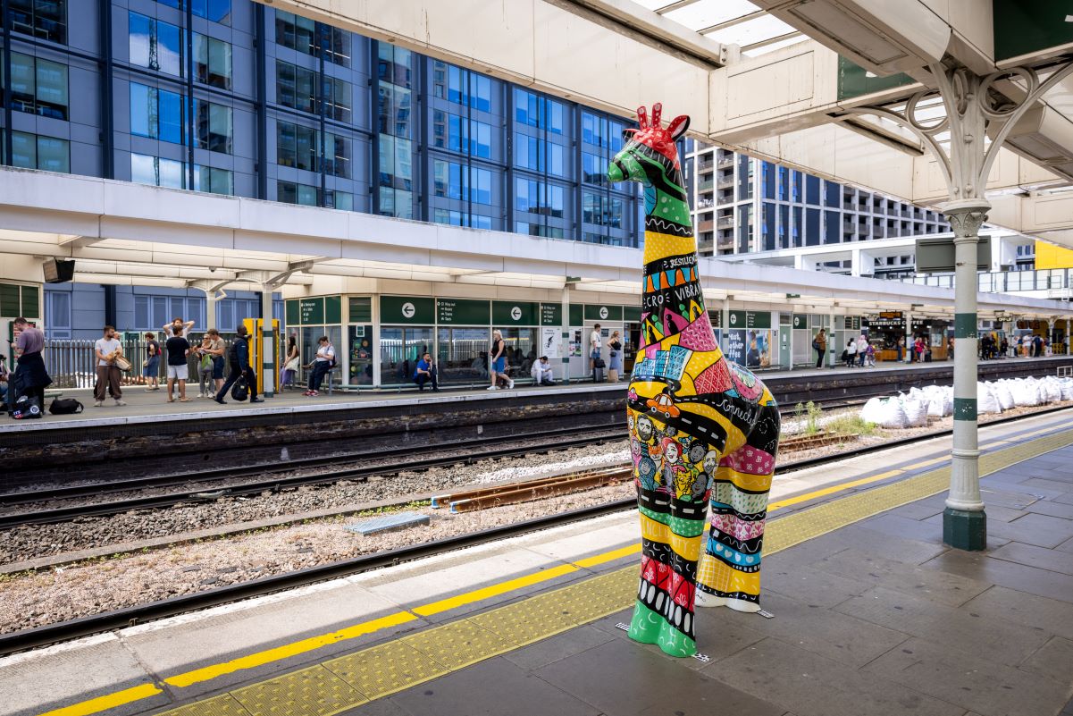 A Free Art Trail Of Giraffe Sculptures Has Landed In Croydon A Free Art Trail Of Giraffe Sculptures Has Landed In Croydon