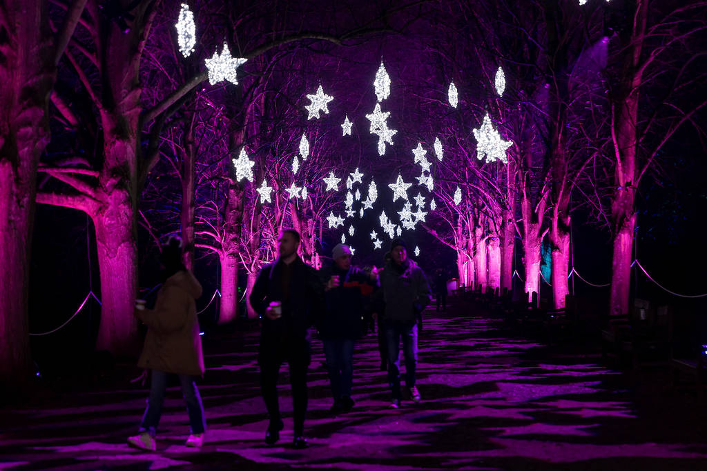 There's A New Interactive Light Trail At Christmas At Kenwood Secret