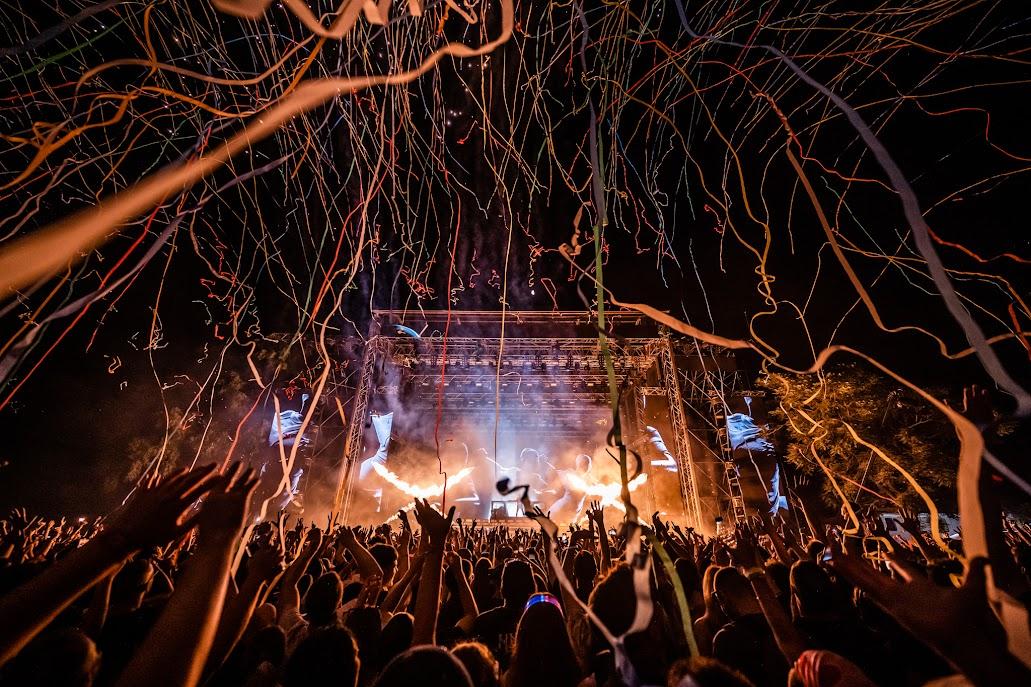 The crowd at EXIT music festival in Serbia