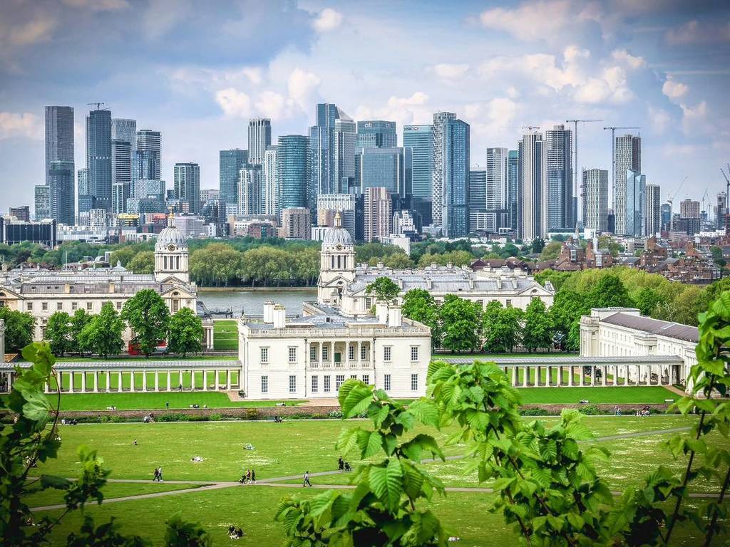 View of London from Greewnich