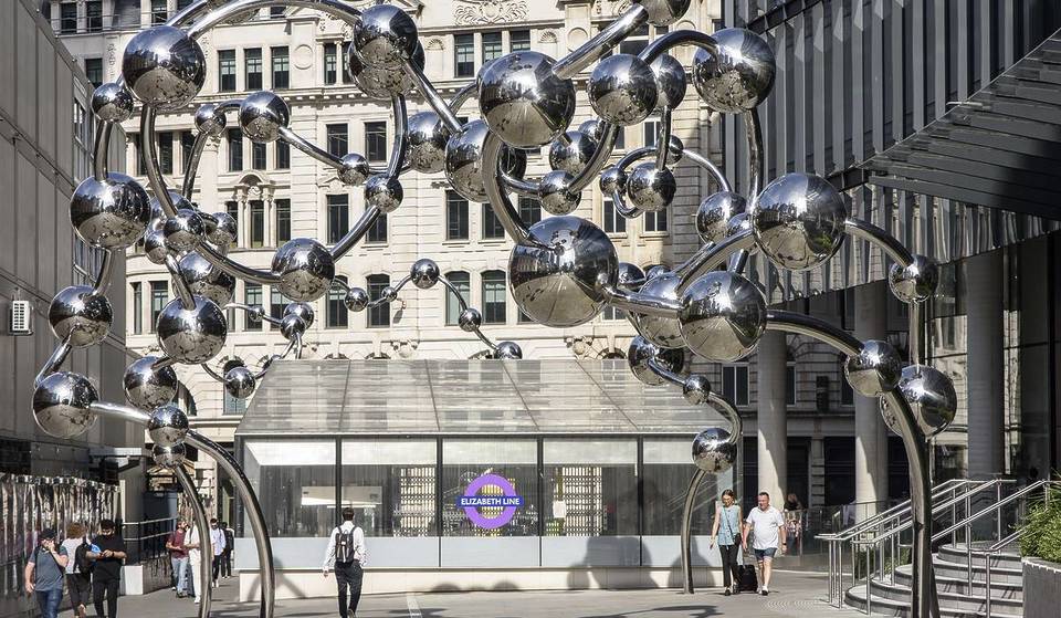 A Glimmering Yayoi Kusama Installation Has Been Unveiled Outside Liverpool Street Station