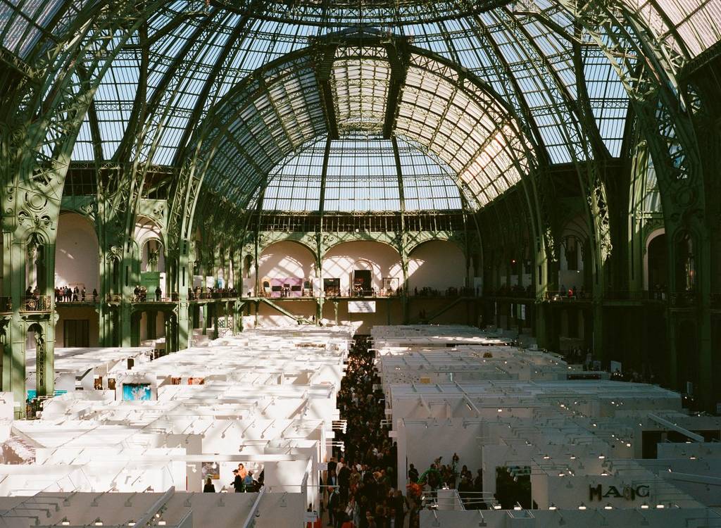 Inside the Grand Palais in Paris