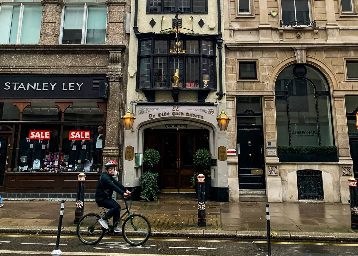 This charming London boozer is purportedly the narrowest pub in the ...