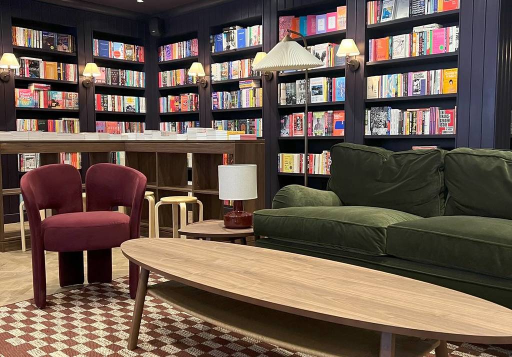 Interior of BookBar 2 which is open now in Chelsesa
