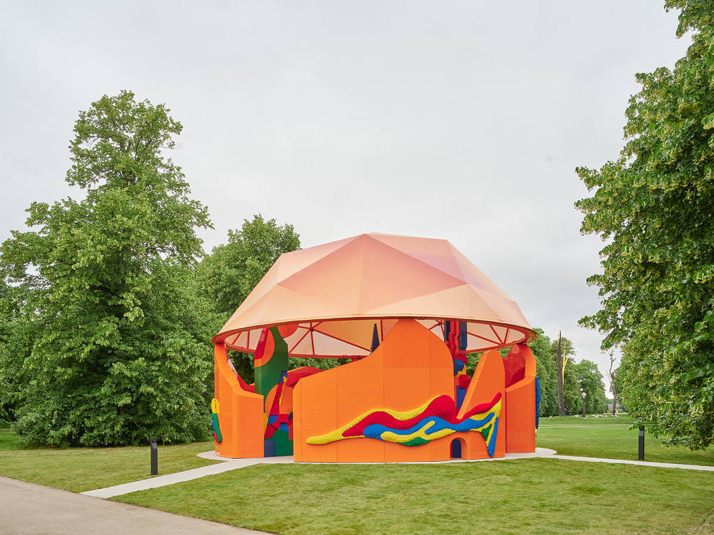 Le pavillon de jeux LEGO dans les jardins de Kensington