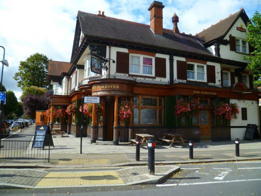 A pub on a street corner in Ealing