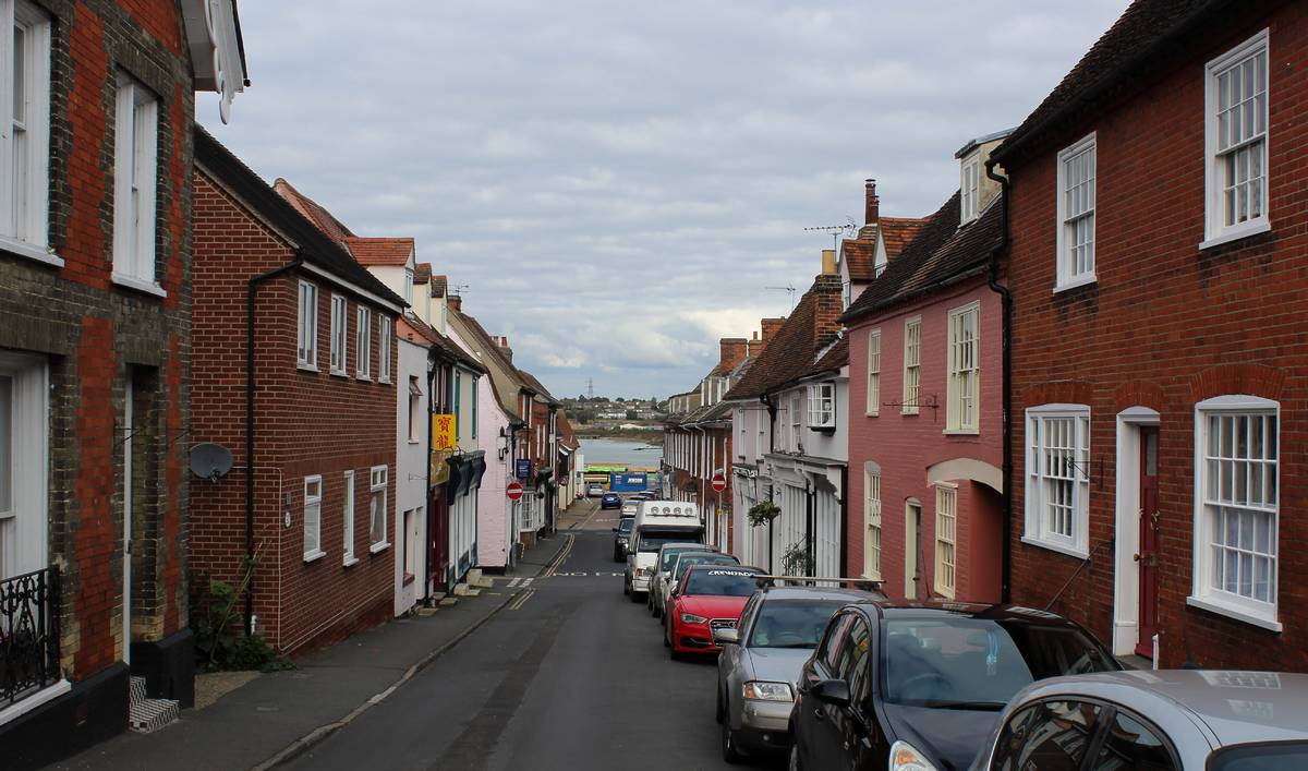 A street in Manningtree leading to the waterfront