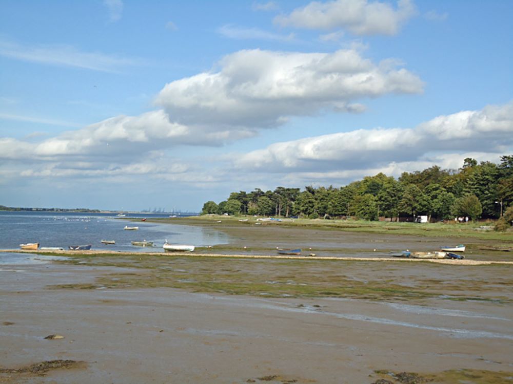 Manningtree Beach at low tide