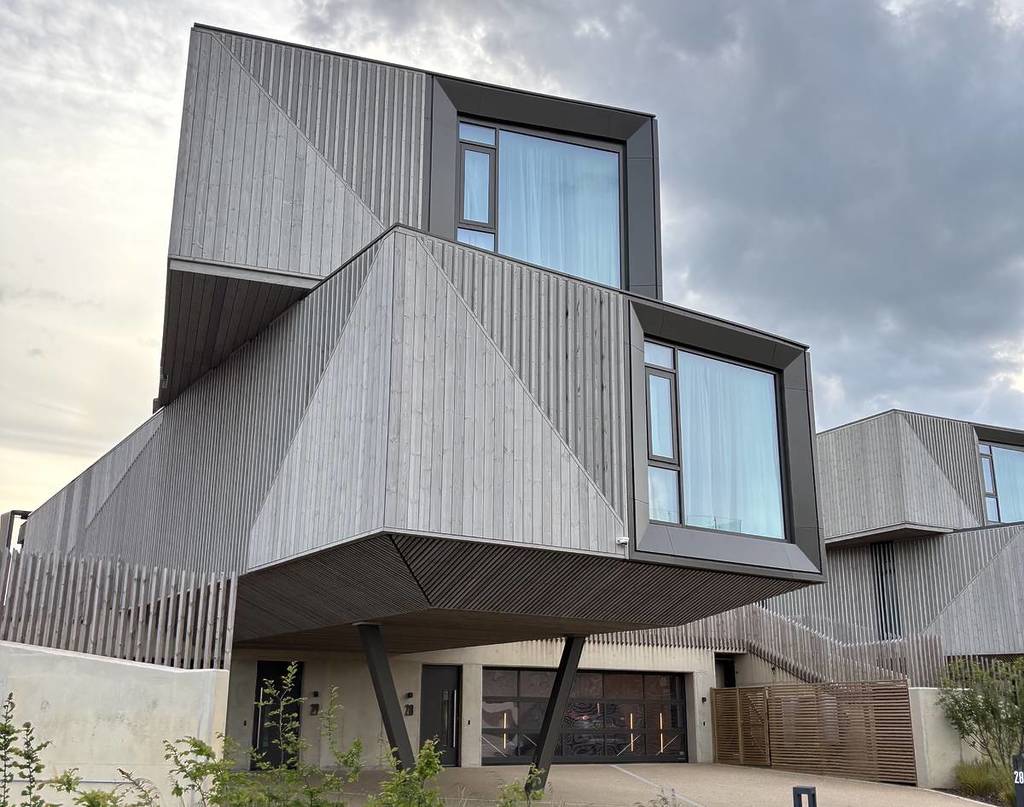 The exterior of Escapade's Residences.