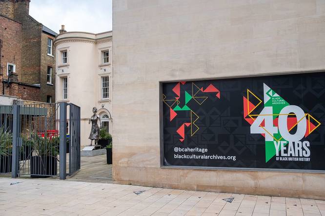 Outside the Black Cultural Archives centre in London
