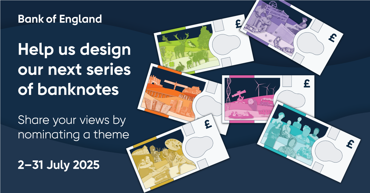 H series poster for new banknotes