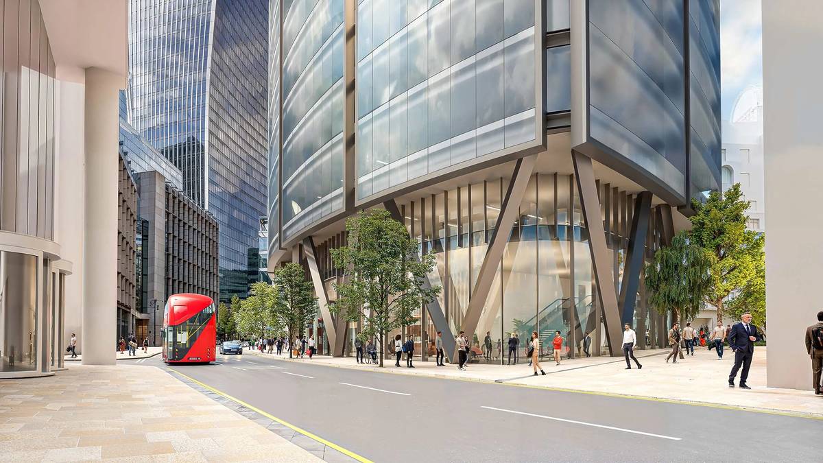 A mock up of the new building set to join London's skyline