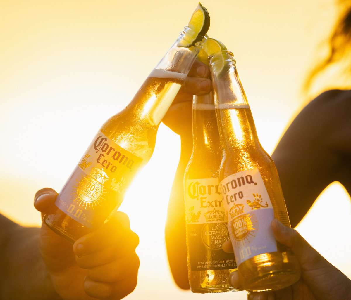 drinking Corona on one of the world's top 100 beaches