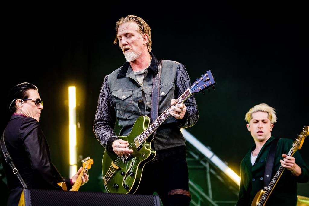 Queens Of The Stone Age spielen 2023 beim Rock Werchter Festival in Werchter, Belgien.