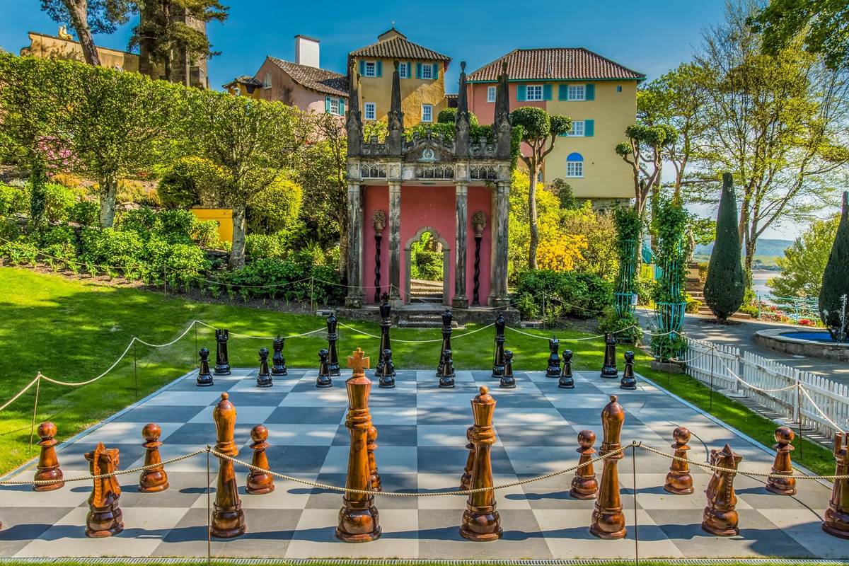 Portmeirion is a tourist village in Gwynedd North Wales.It was design and build between 1925 and 1975 in the style of Italian village