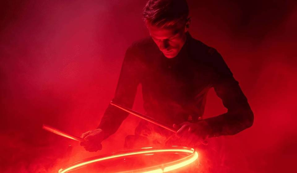London’s LED-Drum Performance Transforms Epic Film Soundtracks Into A Live Music Spectacle Of Sound, Colour And Light