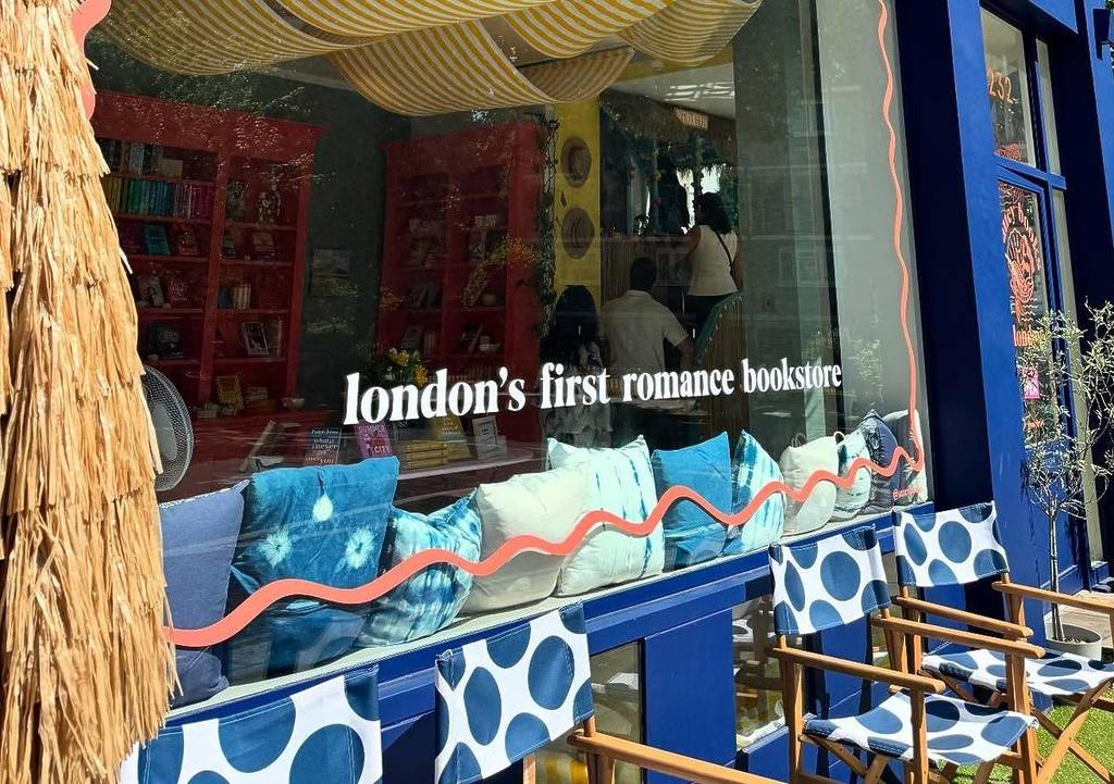Picture of 'Saucy Books', London's first romance-only bookshop