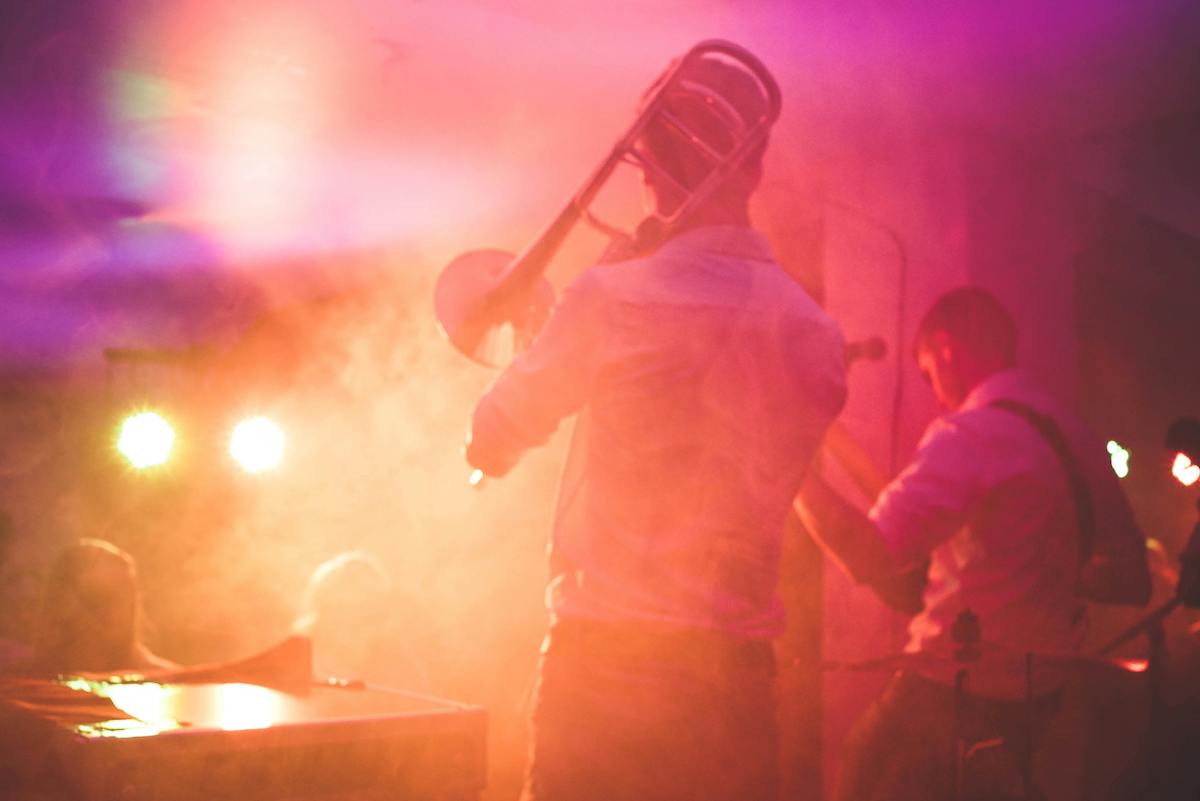hidden gem cafe showing jazz