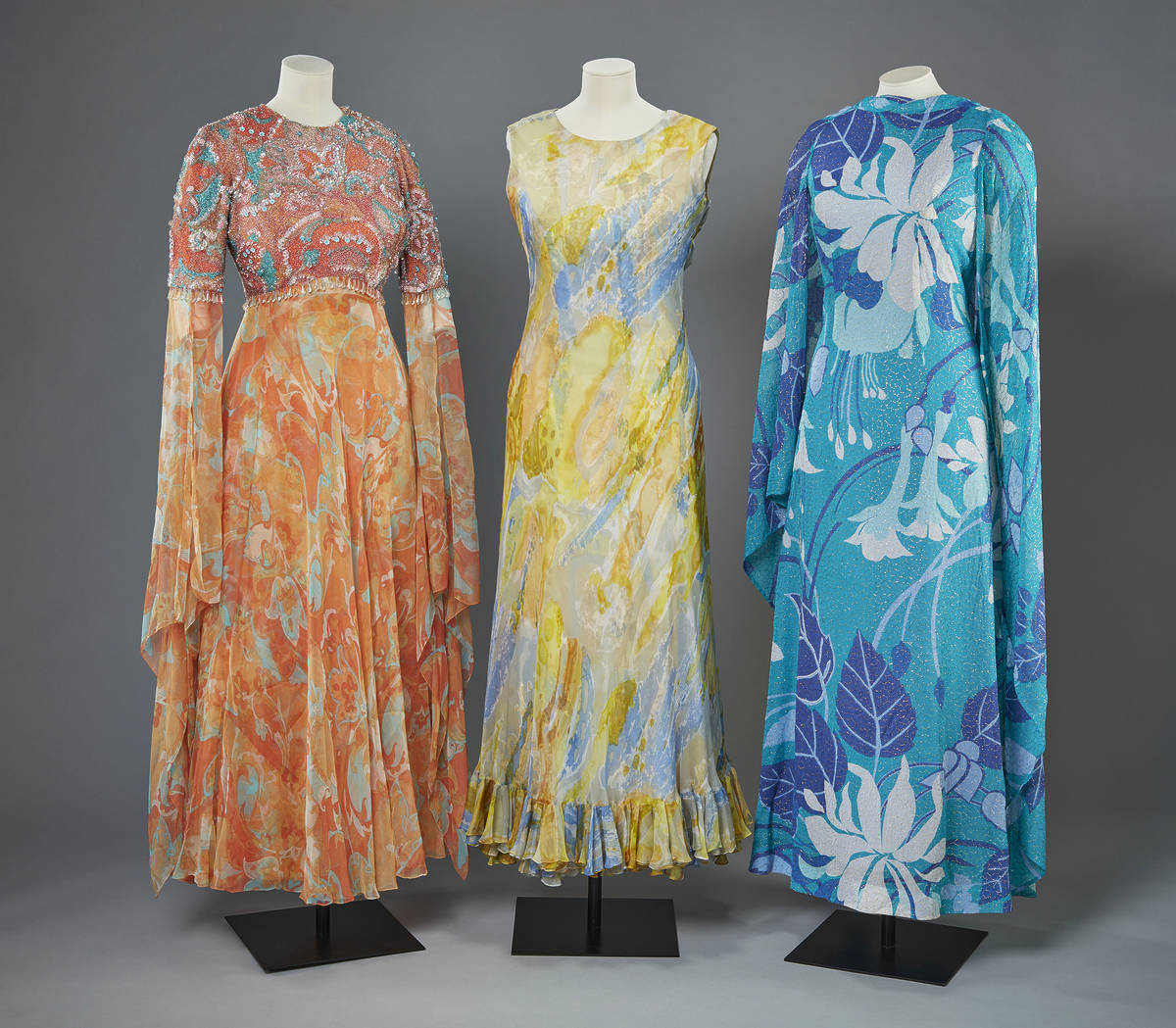 Evening gowns, Ian Thomas, c 1970s© Royal Collection Enterprises Limited 2025 | Royal Collection Trust. Photographer: Jon Stokes