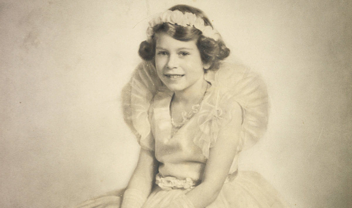 Queen Elizabeth II when Princess Elizabeth of York, Elliott & Fry, 1934.Bridesmaid dress photographer: Jon Stokes
