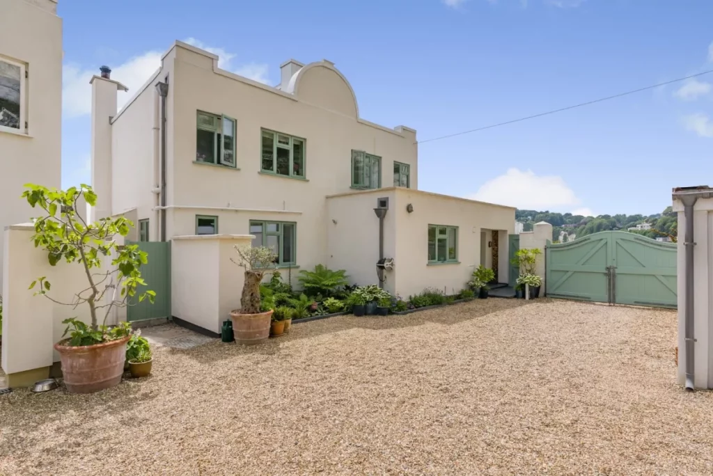The outside of the coastal house up for sale on St Margaret's Bay