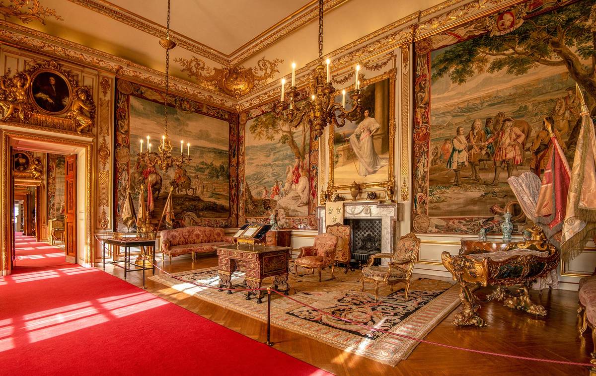interiors of blenheim palace