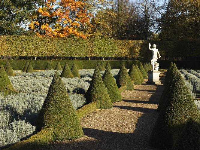 Statue of Bacchus in the Cherry Garden at Ham House in Richmond