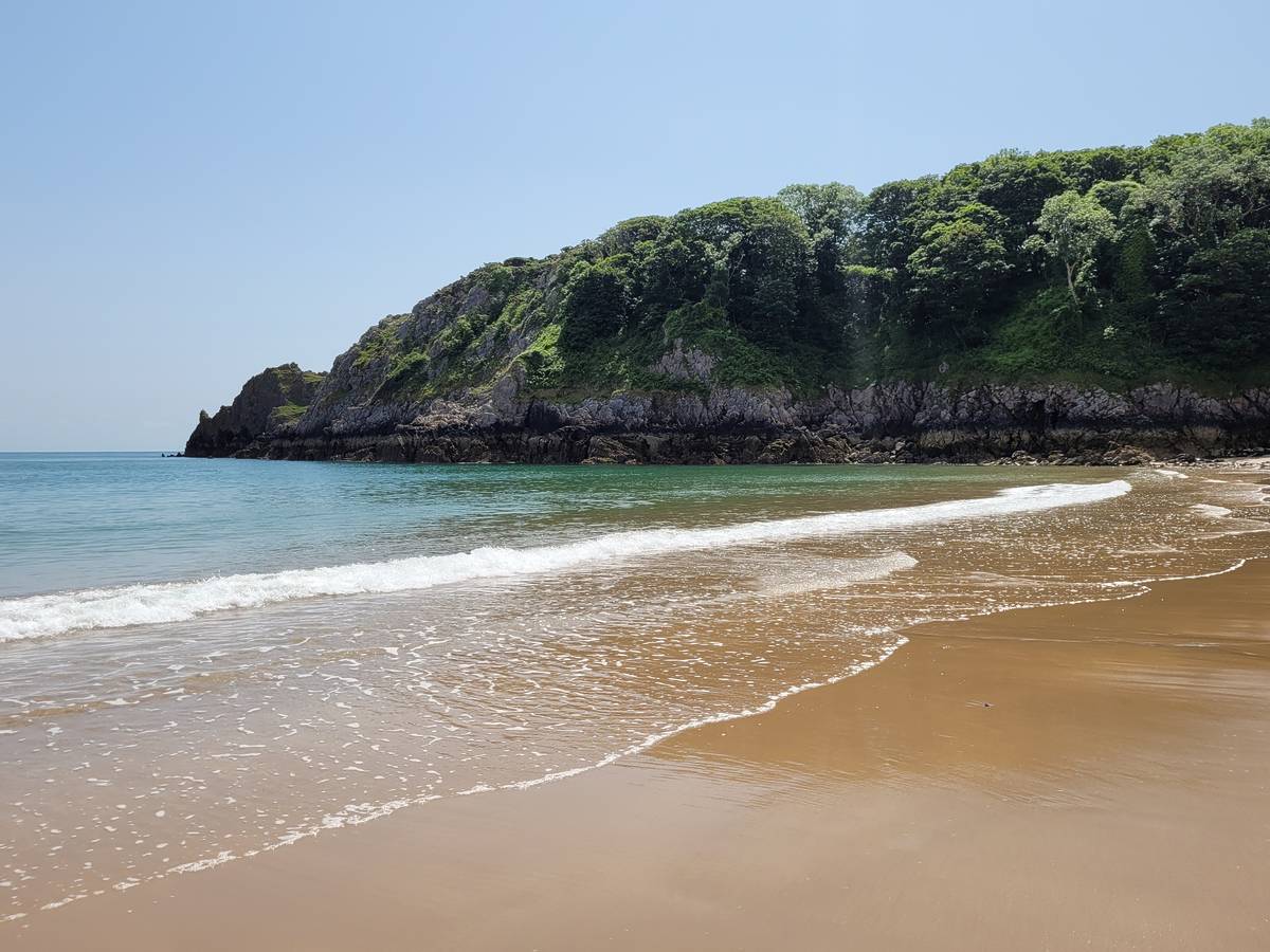 Barafundle Bay Beach Pembrokeshire South Wales UK