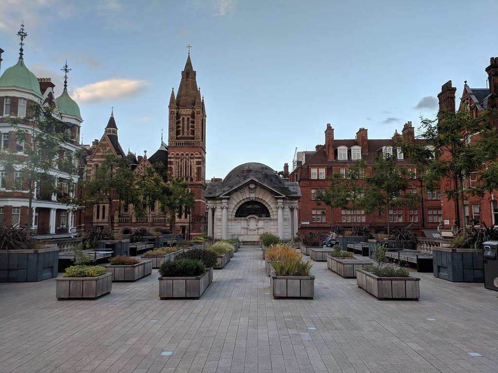 Brown Hart Gardens with no people in it