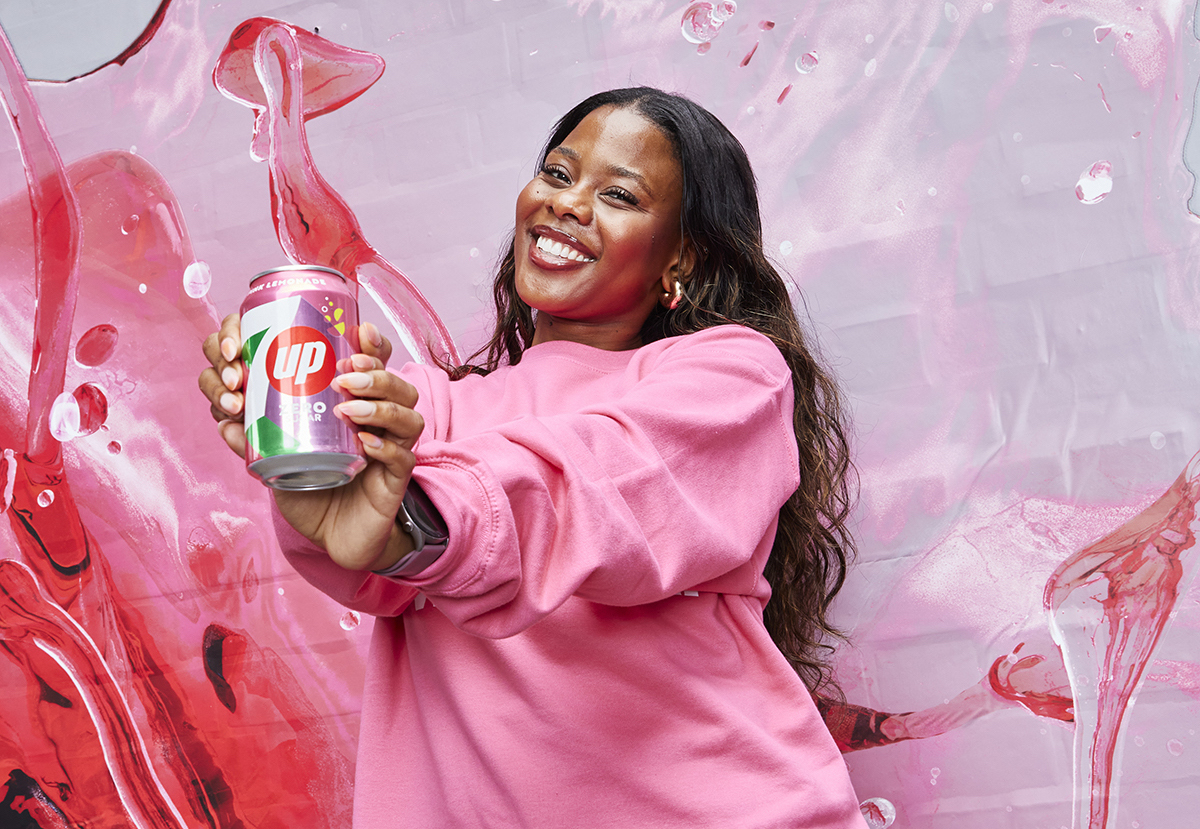 7up pink lemonade pop-up