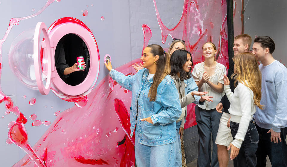 This Pop-Up Pink Window On Old Street Is Handing Out Free 7UP® Pink Lemonade & Other Surprises