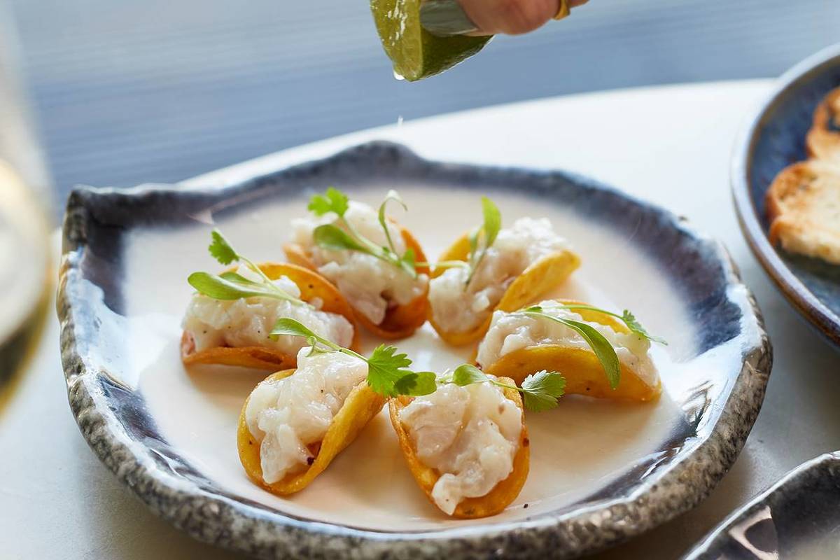 tuna tacos served at sea containers restauyrant