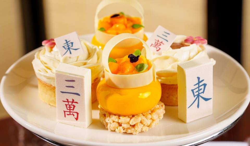 Een afternoon tea geïnspireerd door het Mahjongspel is geland in Londen – en bevat handgemaakte dimsum en prachtige lekkernijen