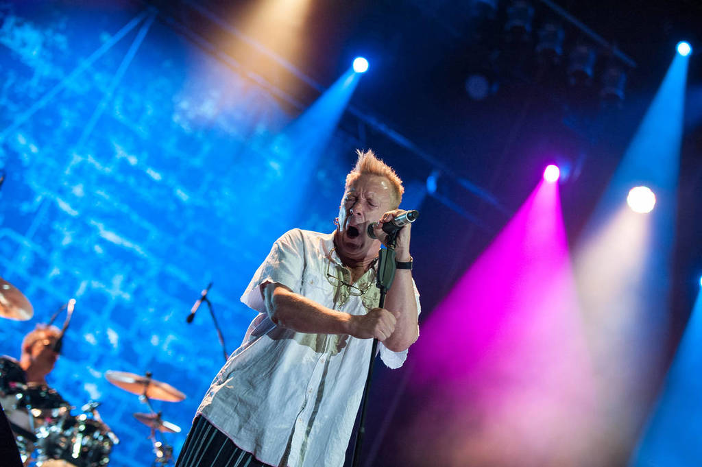John Lydon performing with Public Image Ltd.