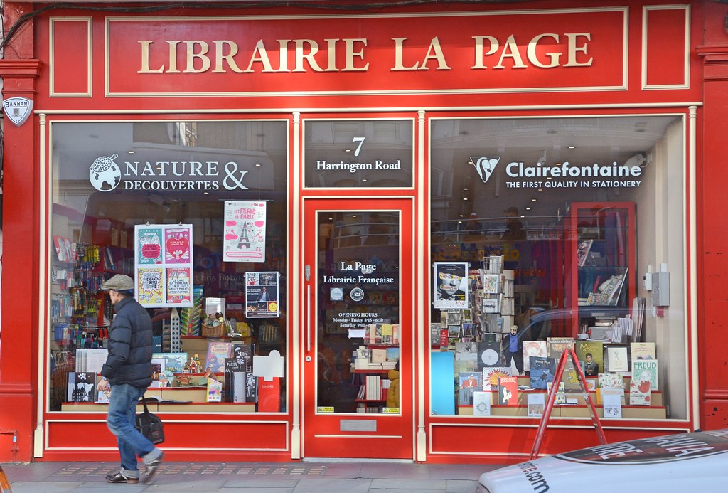 la page bookshop on bute street