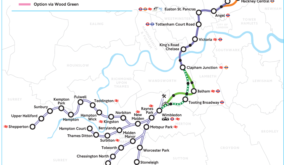 La tanto attesa Crossrail 2 di Londra finalmente si farà, con i lavori che inizieranno nel 2026 – collegherà il nord e il sud con collegamenti a Dalston, Angel, Clapham Junction e Wimbledon