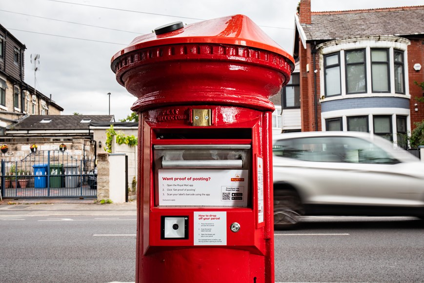 a futuristic new post box