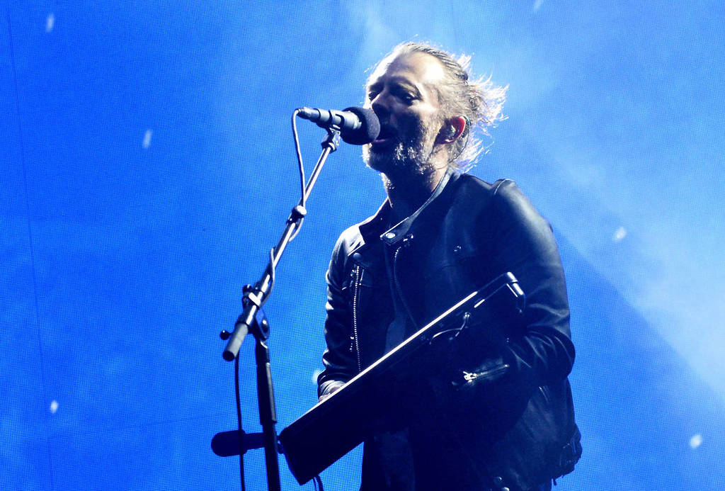 Radiohead playing show in California in 2017