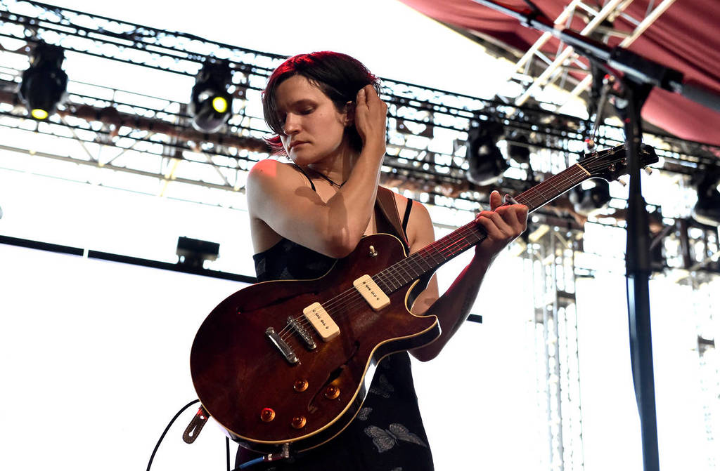 Adrianne Lenker of Big Thief performing at Coachella in 2018