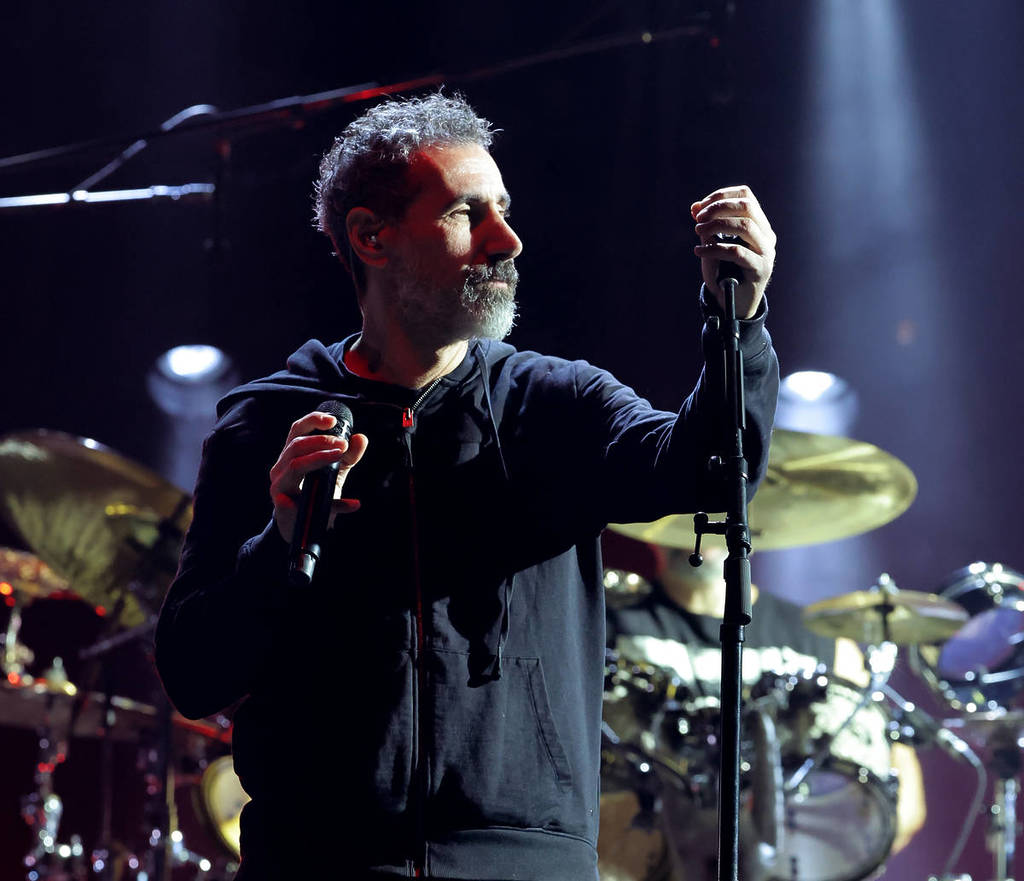 System Of A Down's Serj Tankian performing in California