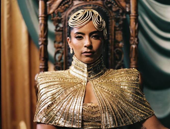 jyoty in a press shot ahead of her headline show at Ally Pally