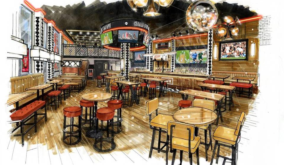 A Fan-Favourite Sports Bar From The North Is Opening An Enormous New Sports-Watching Venue In London Next Month – With 3 Floors Of Sports, Games, Music, And Party Vibes