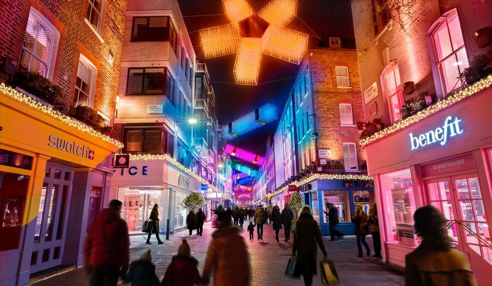 Carnaby Street&#8217;s Glimmering Christmas Lights Will Return Tomorrow – Here&#8217;s What To Expect From The &#8216;All Is Bright&#8217; Festive Display