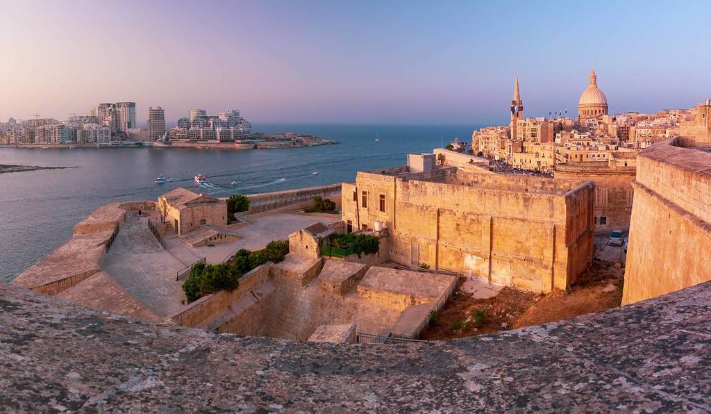 The old fortress in Valletta