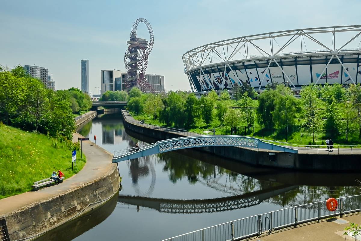 The Orbit and London Stadium at Queen Elizabeth Olympic Park